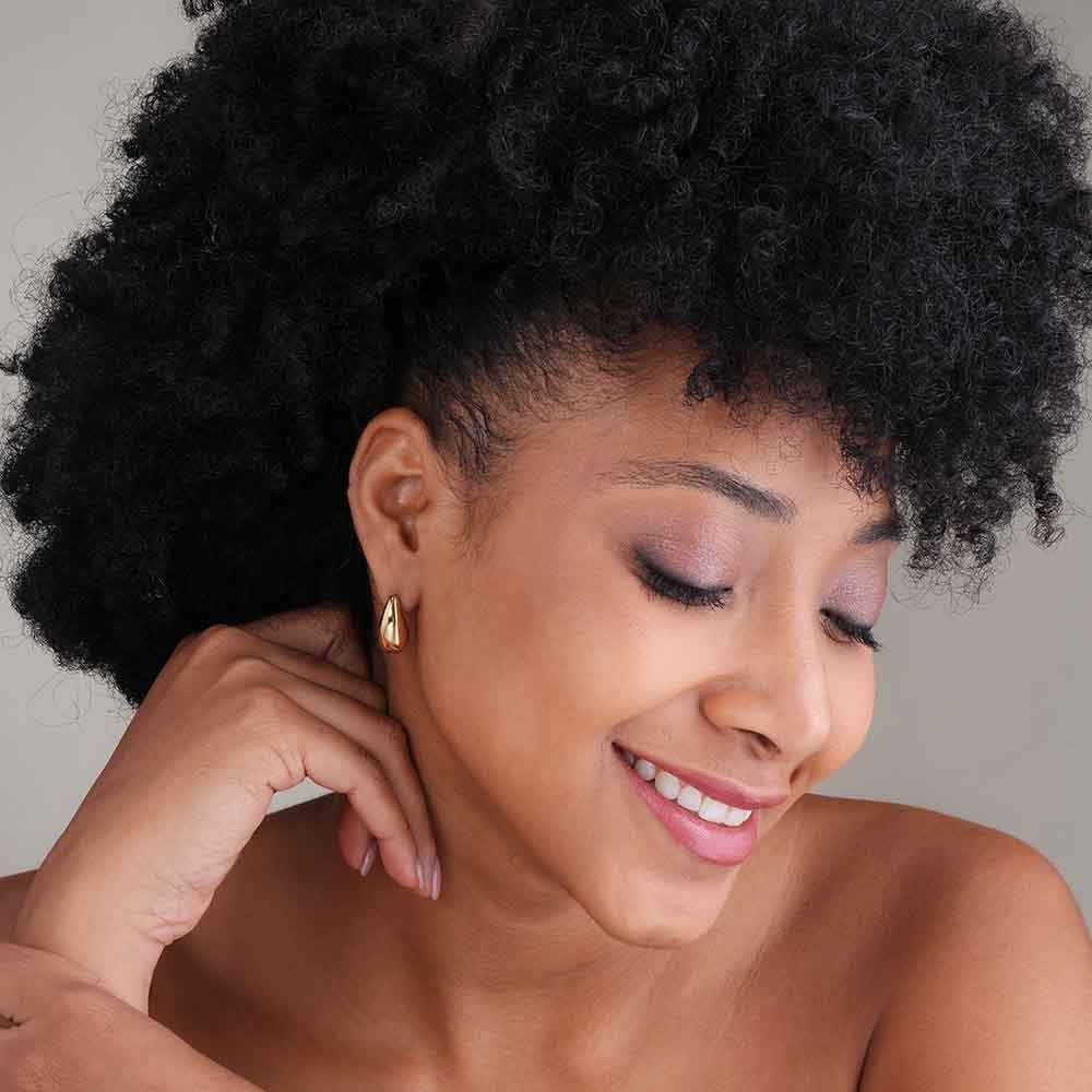Trendy Plain Teardrop Earrings