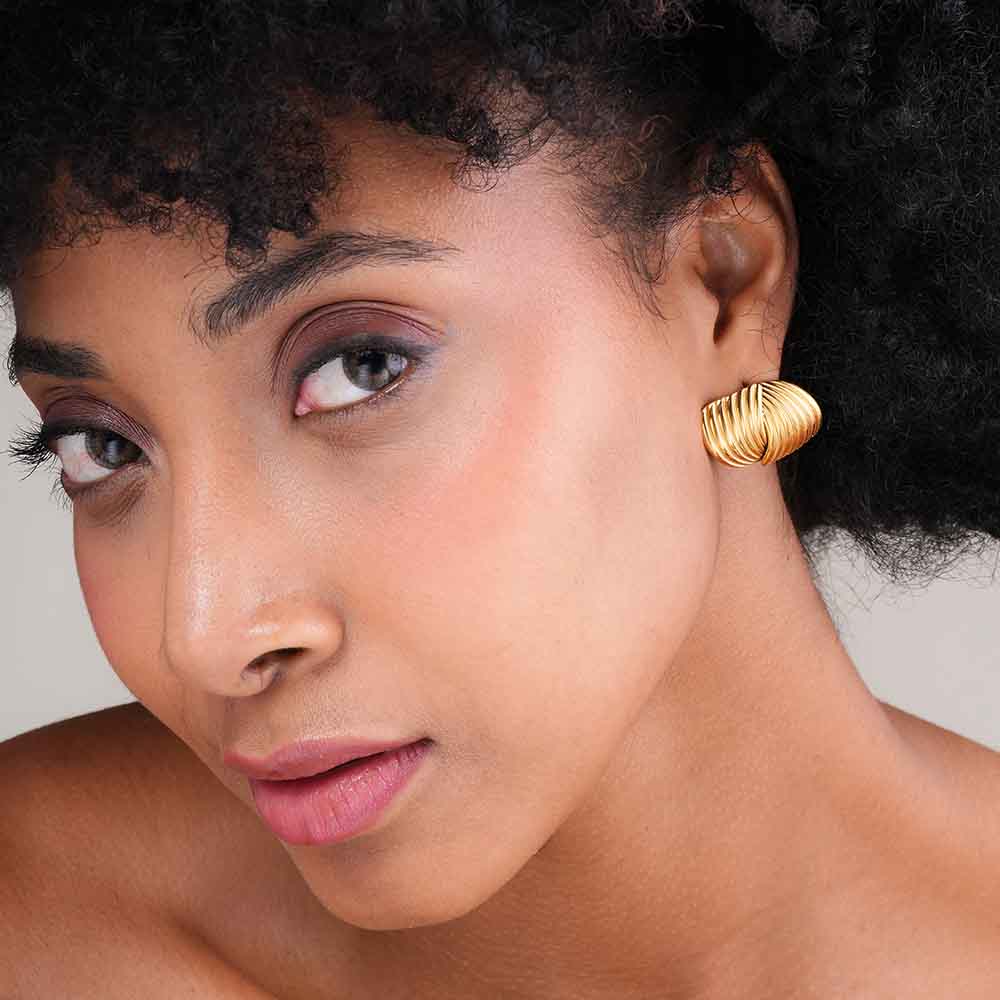 Alice Swirl Fan Earrings