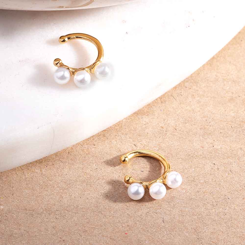 Trio Pearl Cuff