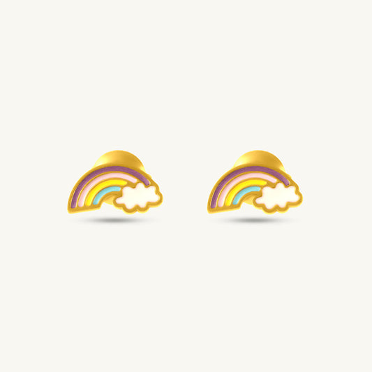 Rainbow Stud Earrings