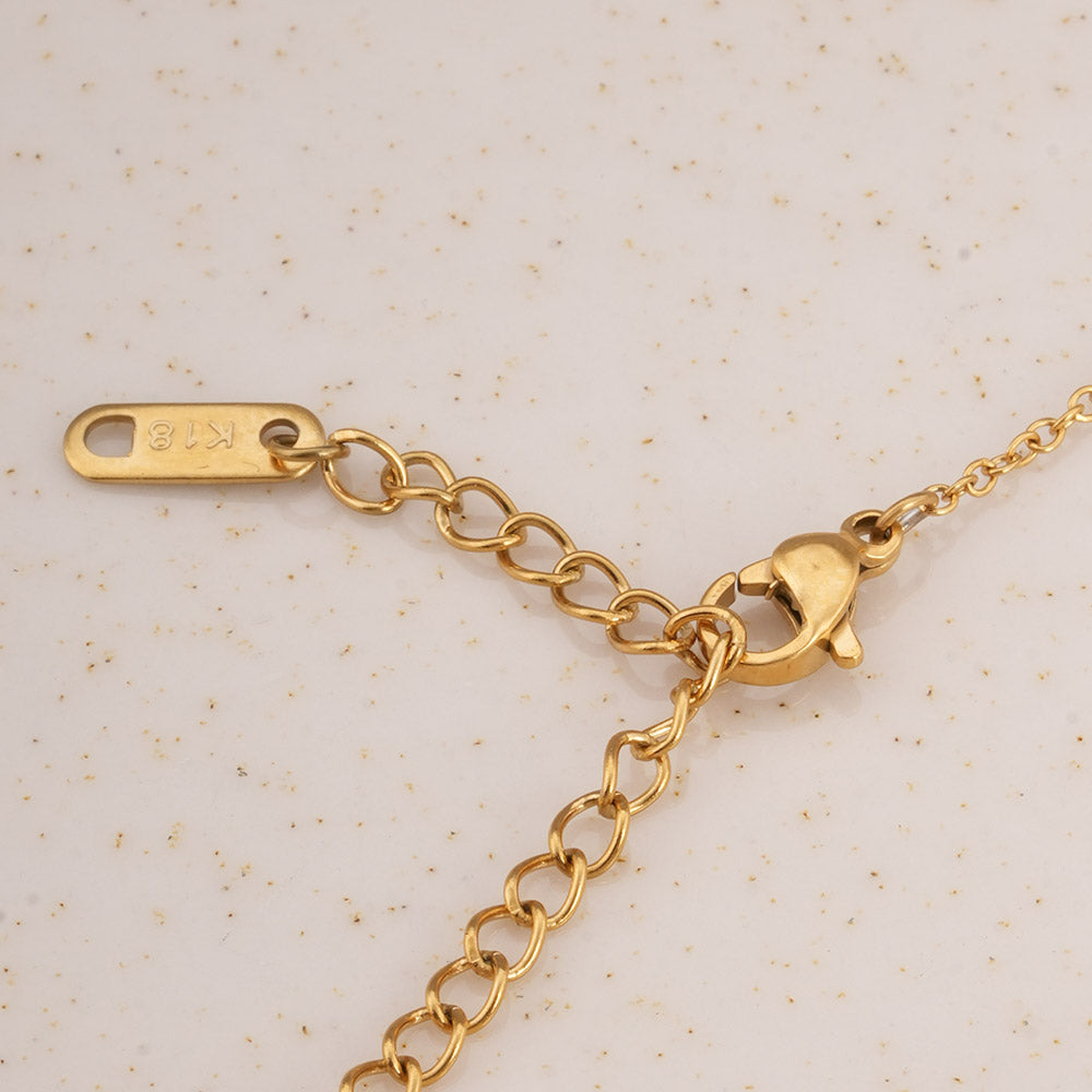Gold Ball Chain Necklace