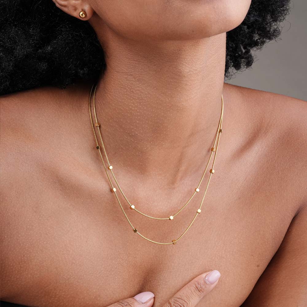 Luxe Orbit Layered Necklace