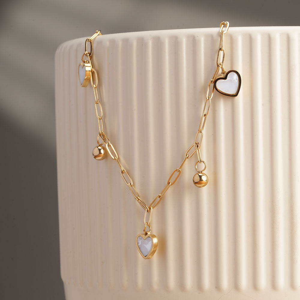 Hearts of Pearl Necklace