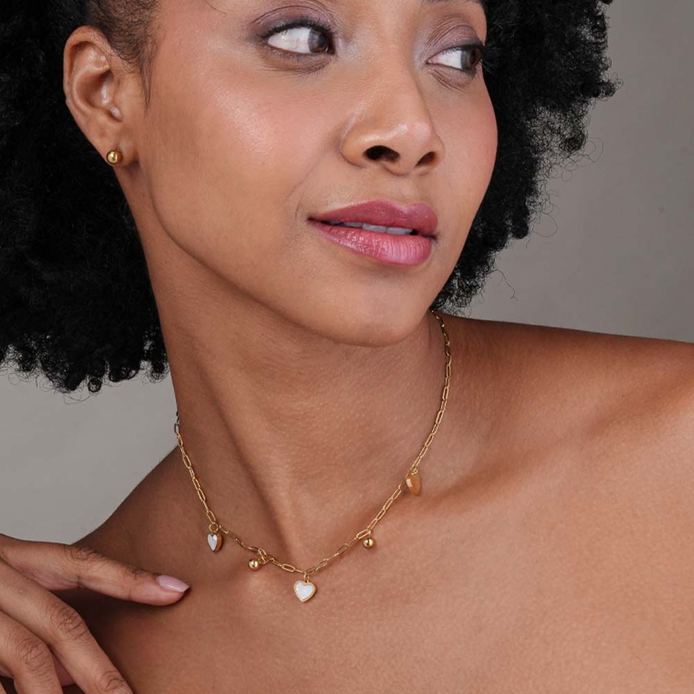 Hearts of Pearl Necklace