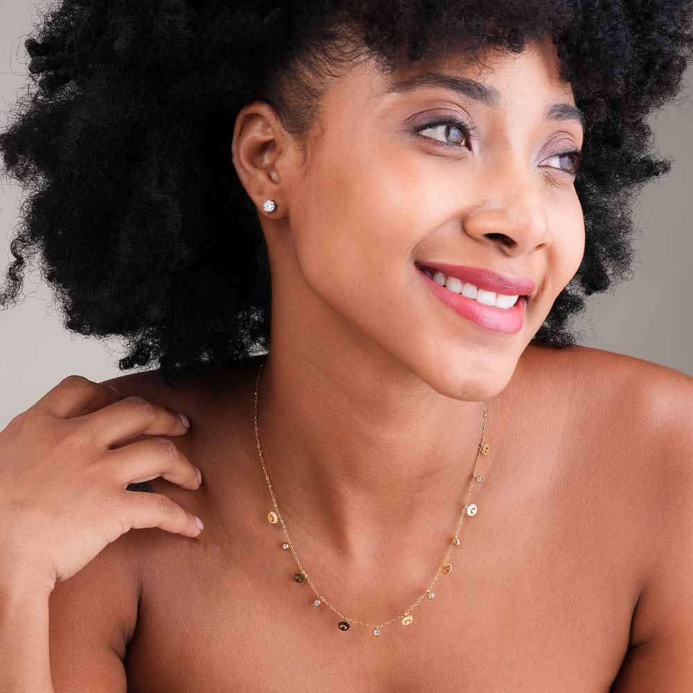 Scattered Sparkle Necklace