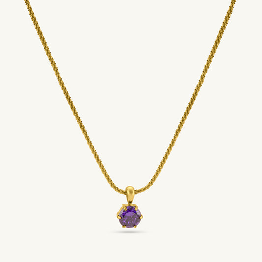 Midnight Sapphire Orb Necklace