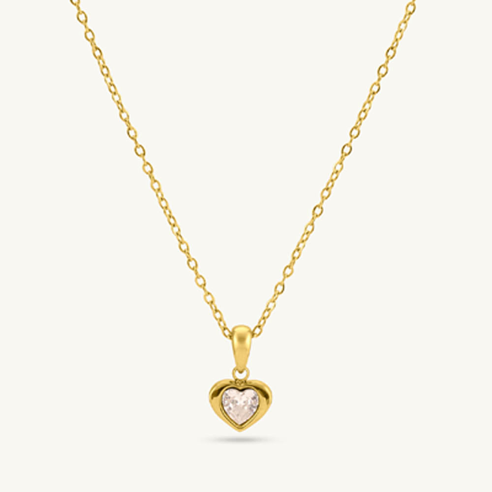 Twin Glow Heart Necklace