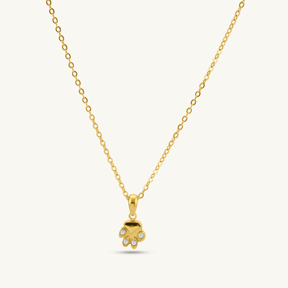 Petite Floral Crown Pendant Necklace