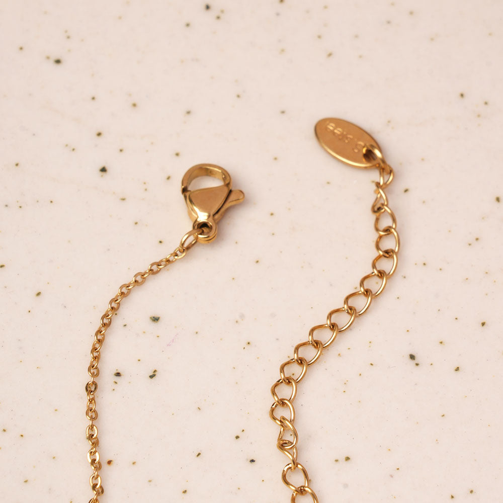 Solo Sparkle Pearl Drop Necklace