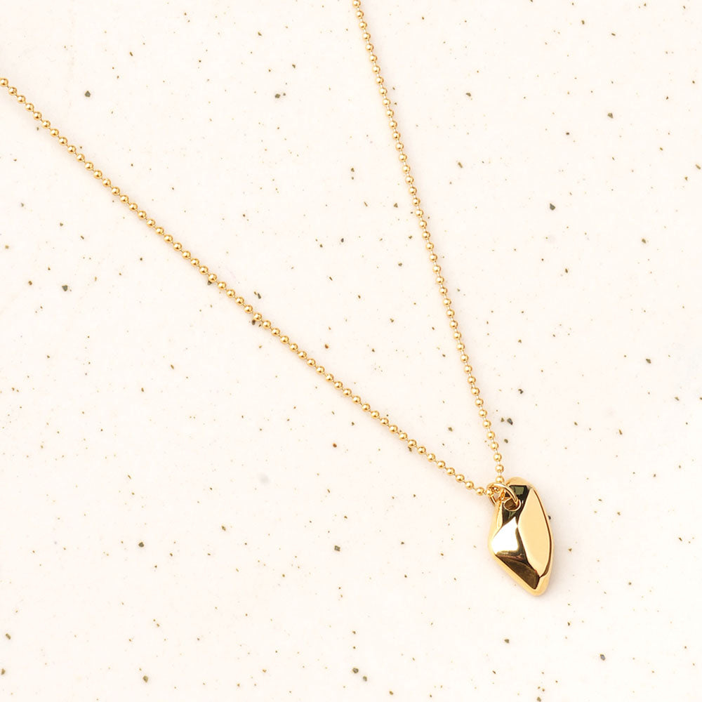 Golden Gloss Charm Necklace
