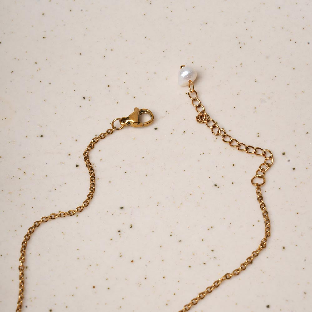 Minimalist Pearl Bar Necklace