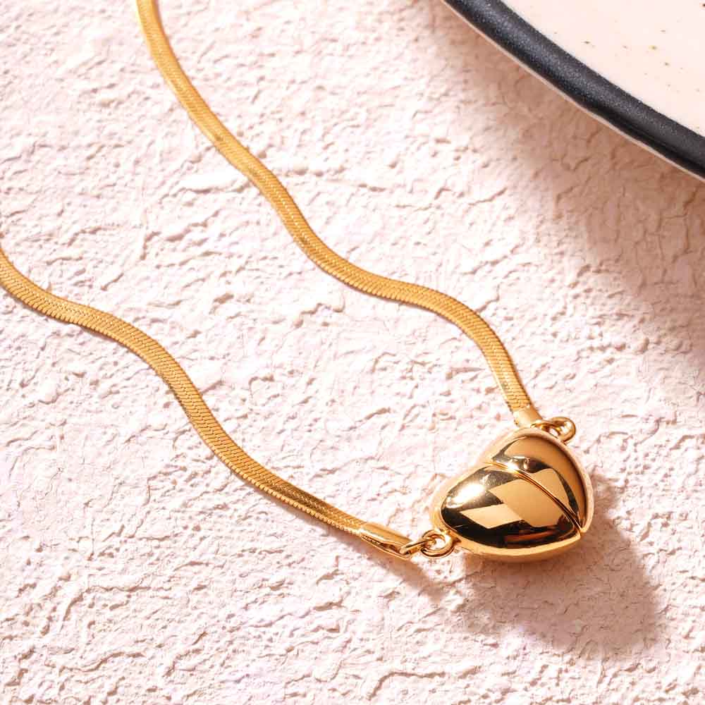 Molten Heart Pendant Necklace