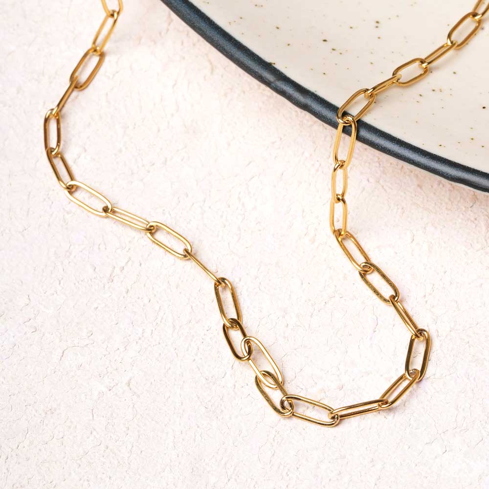 Lock & Bar Charm Necklace