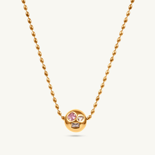 Pastel Radiance Pendant Necklace