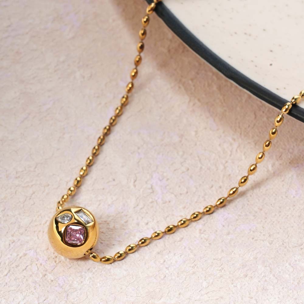 Pastel Radiance Pendant Necklace