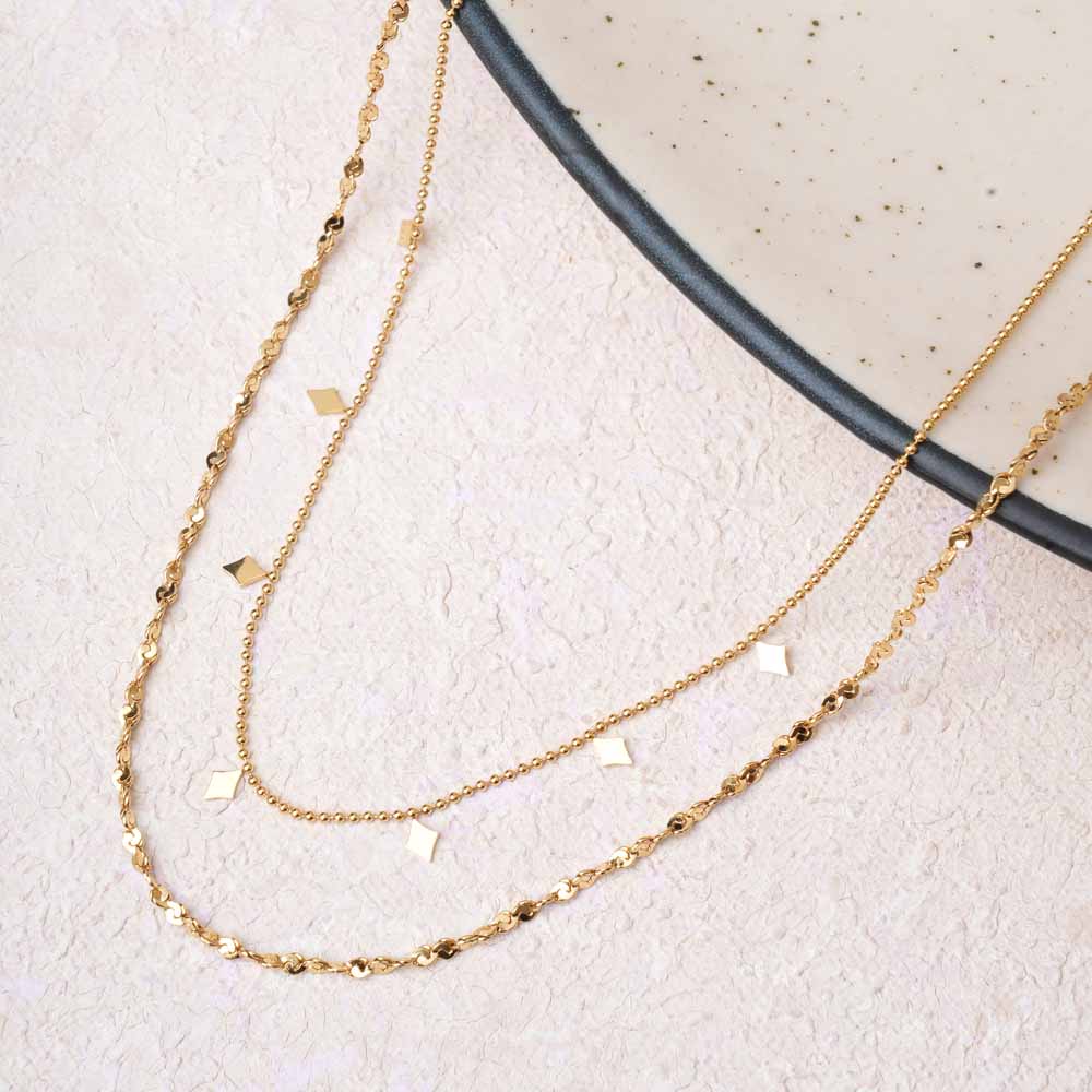 Star Charm Double Layered Necklace