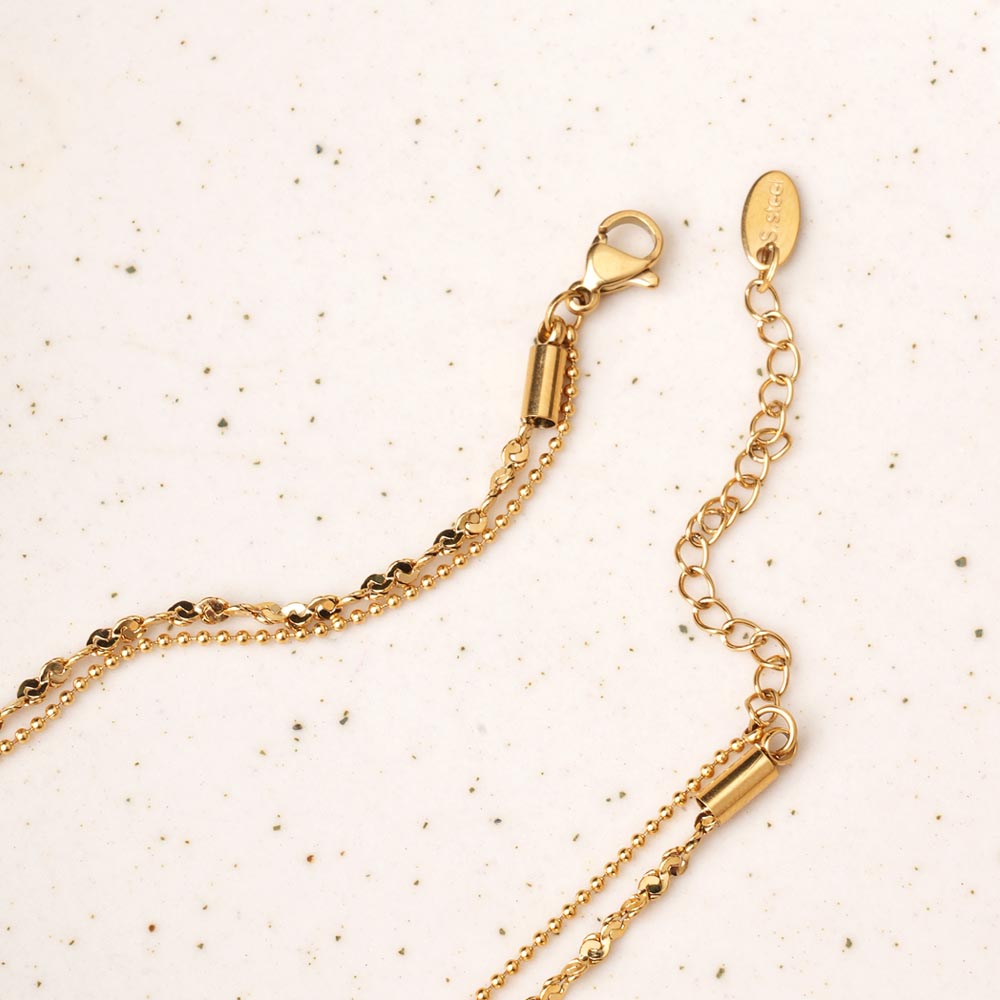 Star Charm Double Layered Necklace
