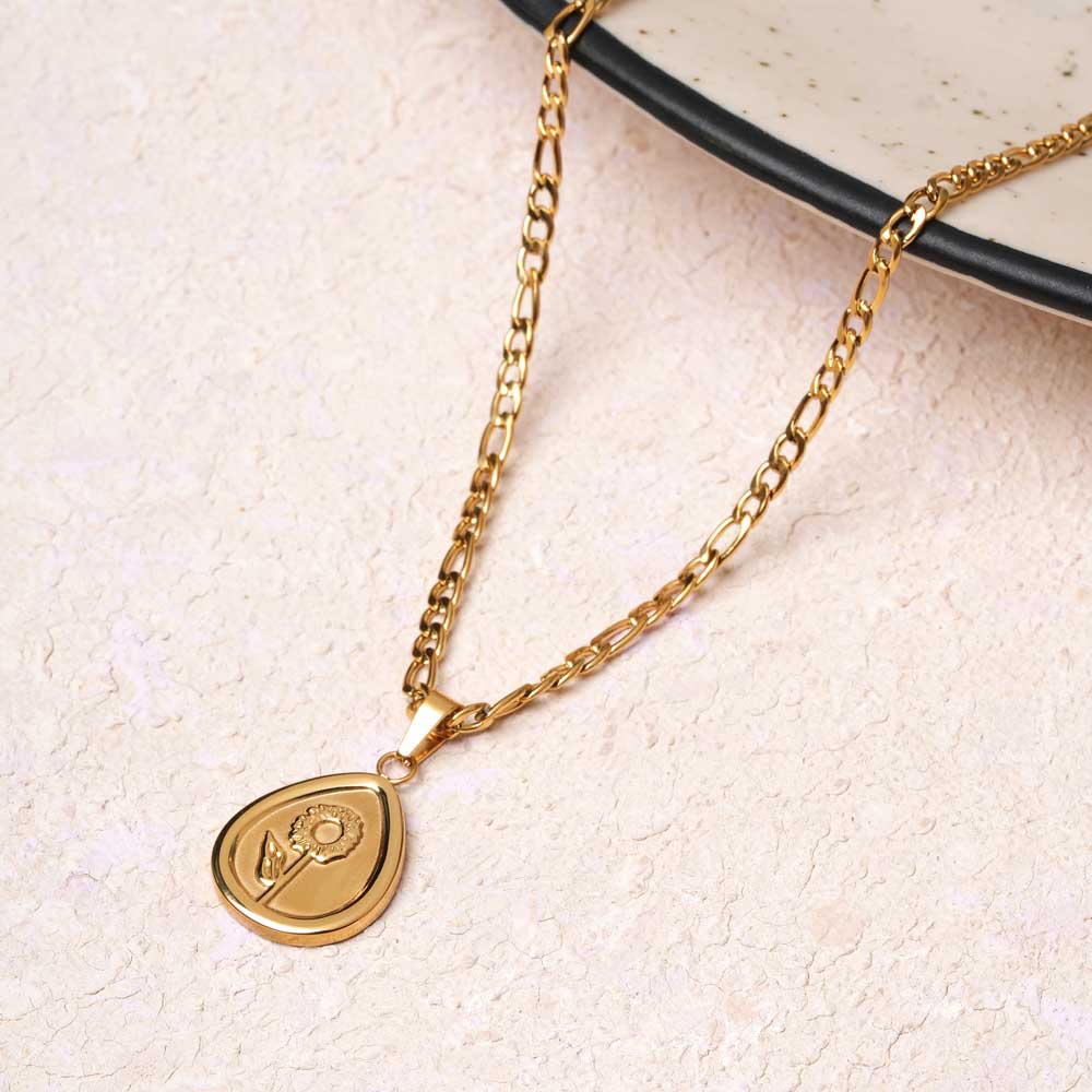 Vintage Coin Medallion Necklace
