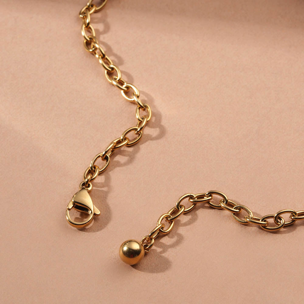 Sculptural Oval Statement Necklace
