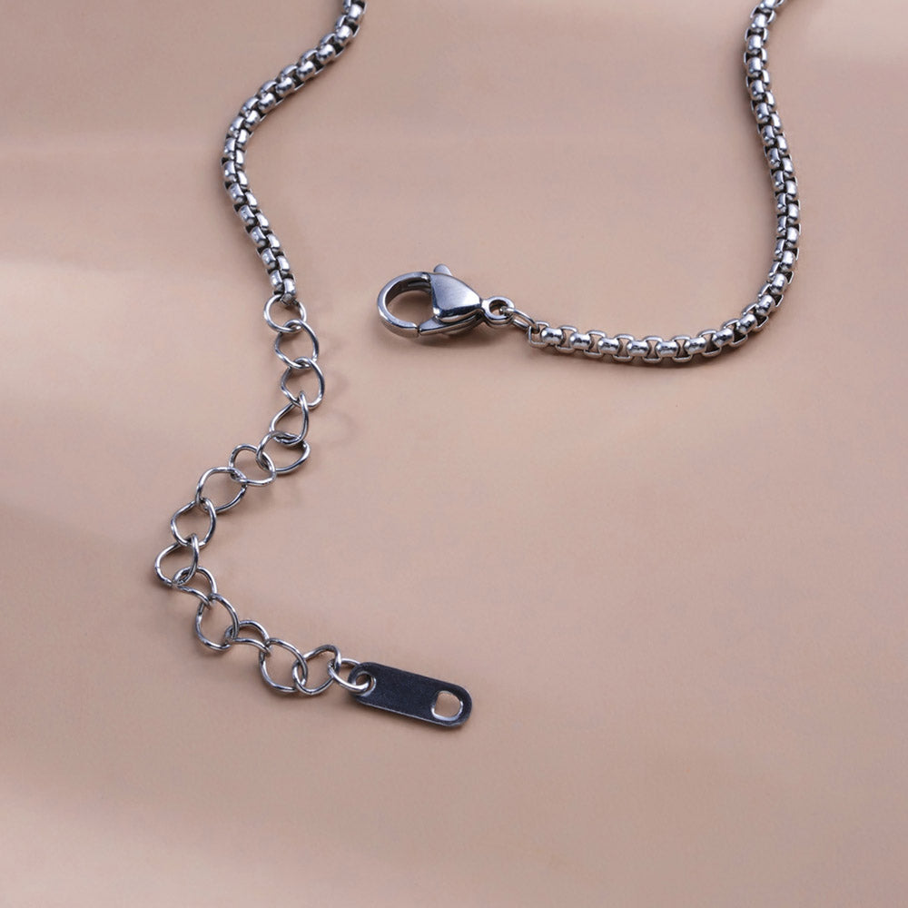 Sculpted Dual-Tone Pendant Necklace