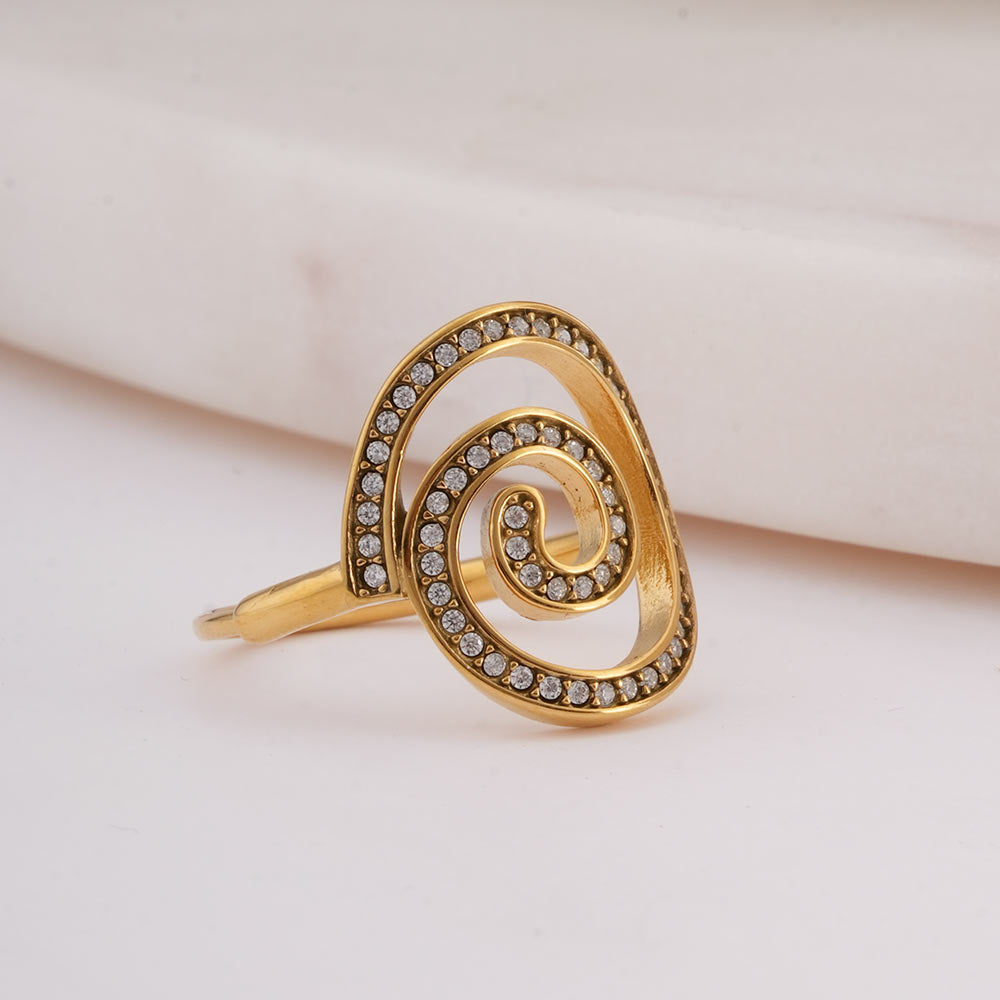 Triple Spiral Rings