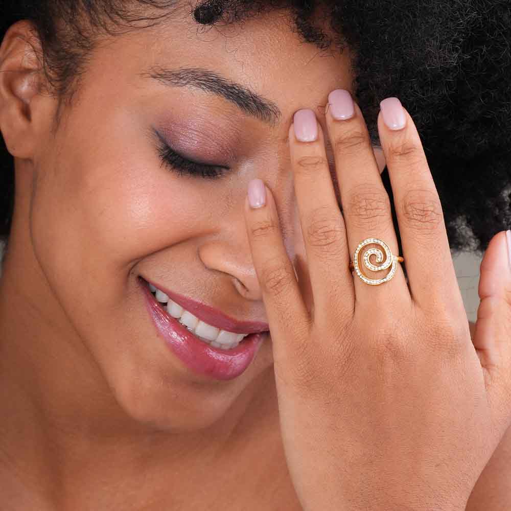 Triple Spiral Rings