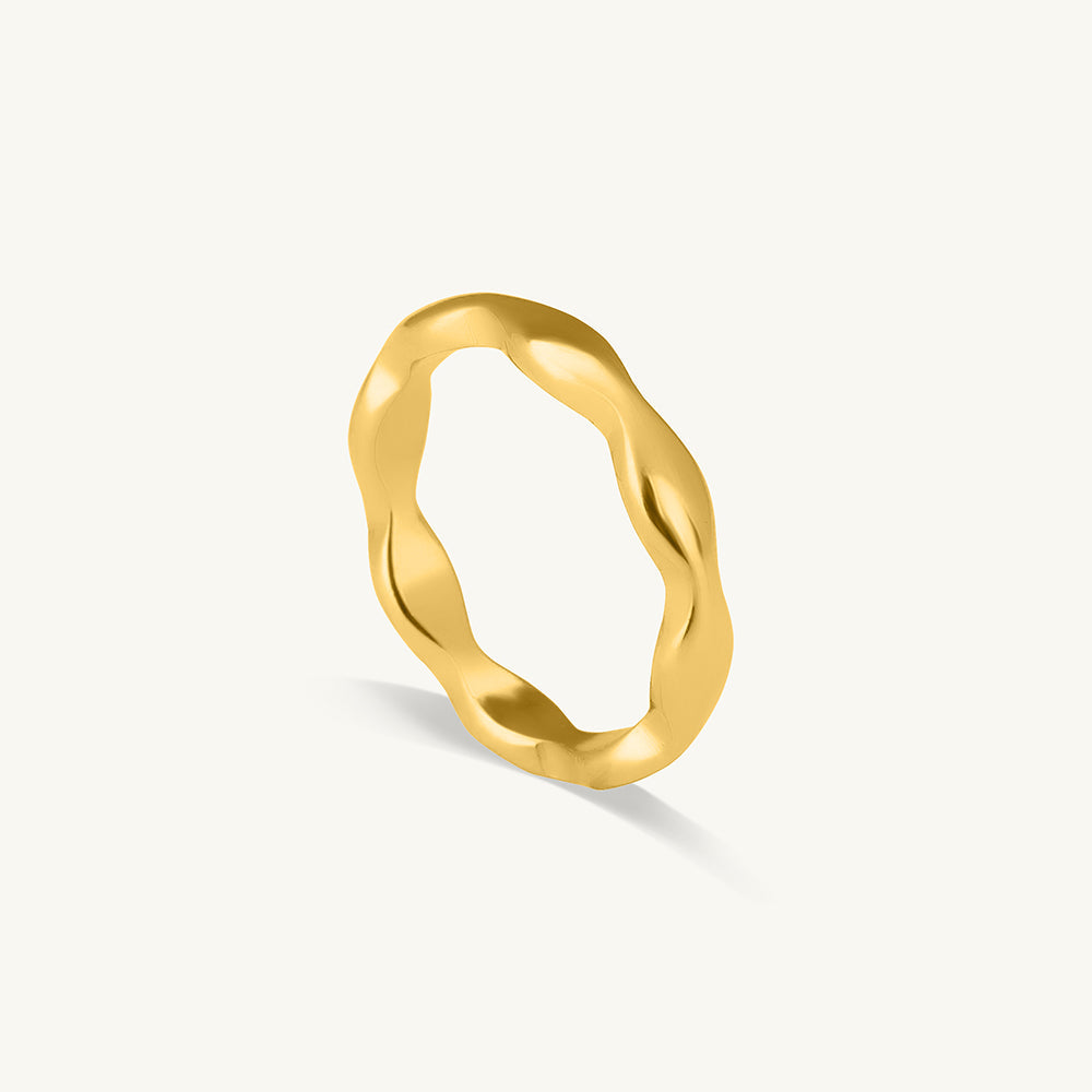 Artisan Gold Undulating Ring