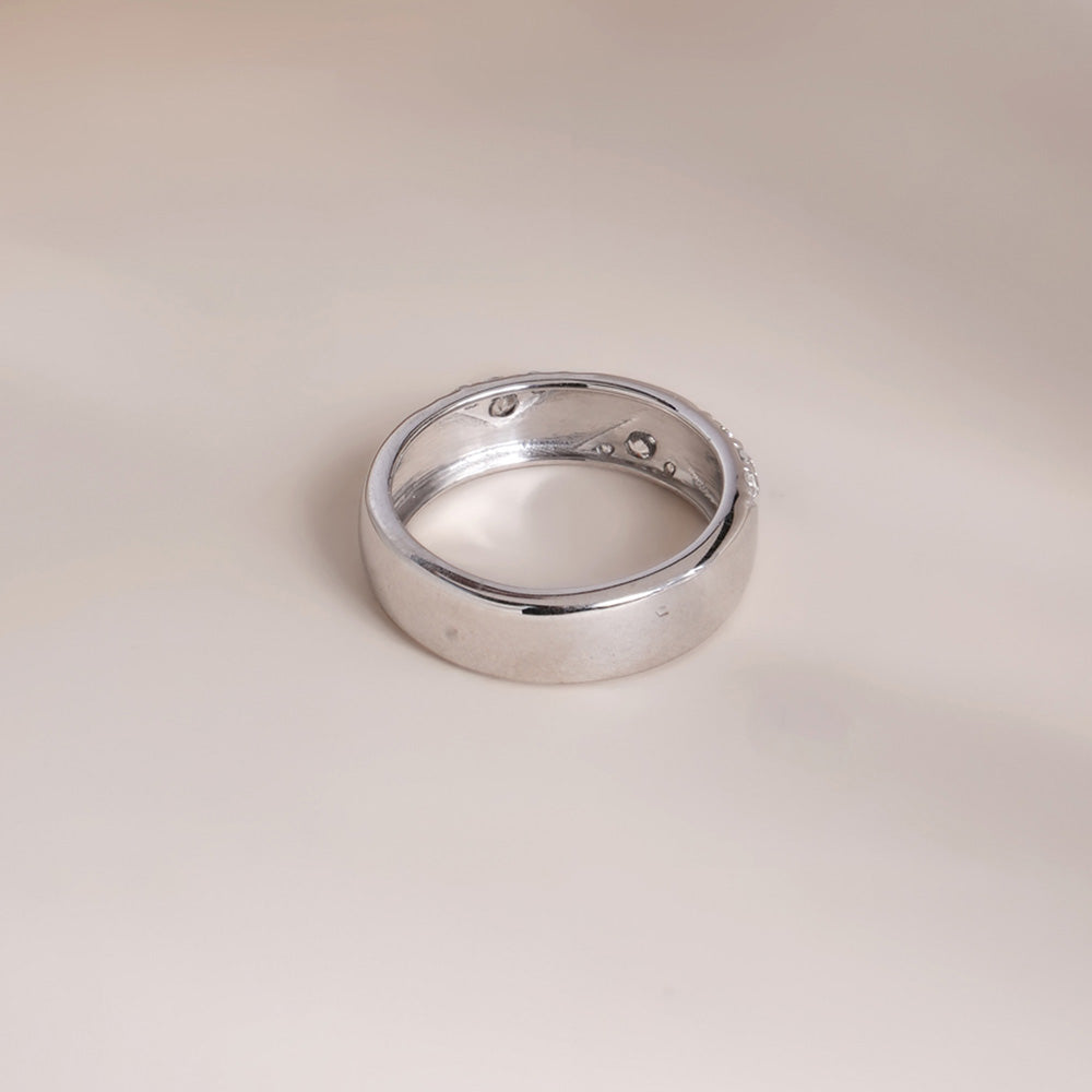 Triad of Love 925 Silver Men's Band
