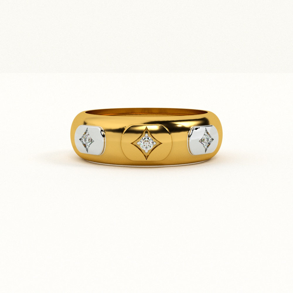 Tri Stars Signature Ring