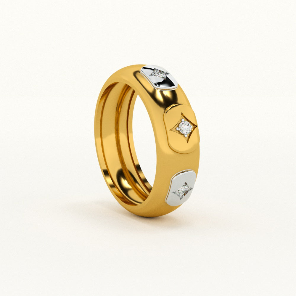 Tri Stars Signature Ring