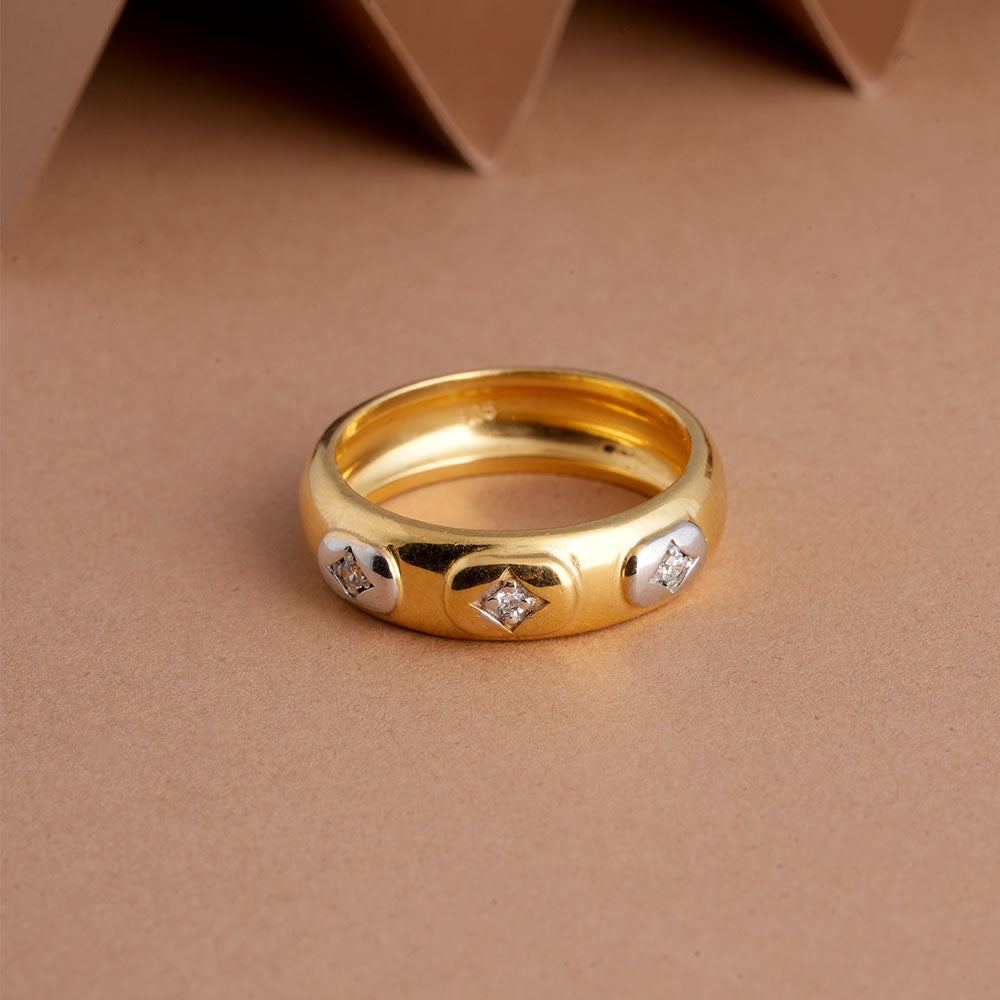 Tri Stars Signature Ring