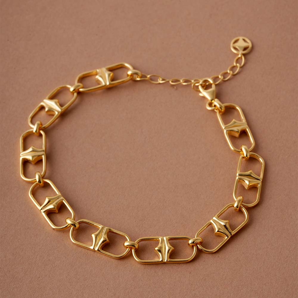 Buckle Link 925 Sterling Silver Signature Bracelet