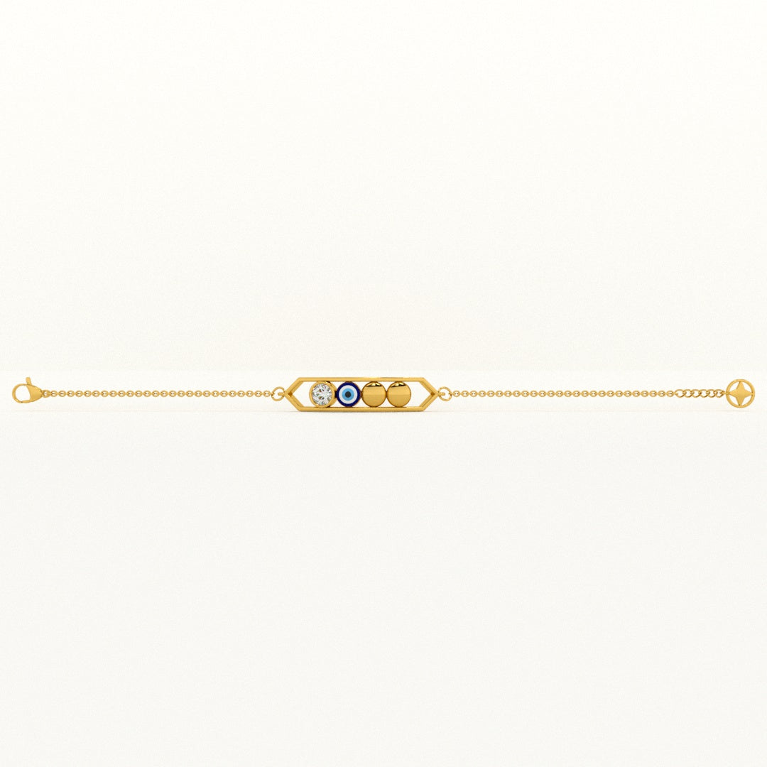 Evil Eye Harmony 925 Silver Bracelet
