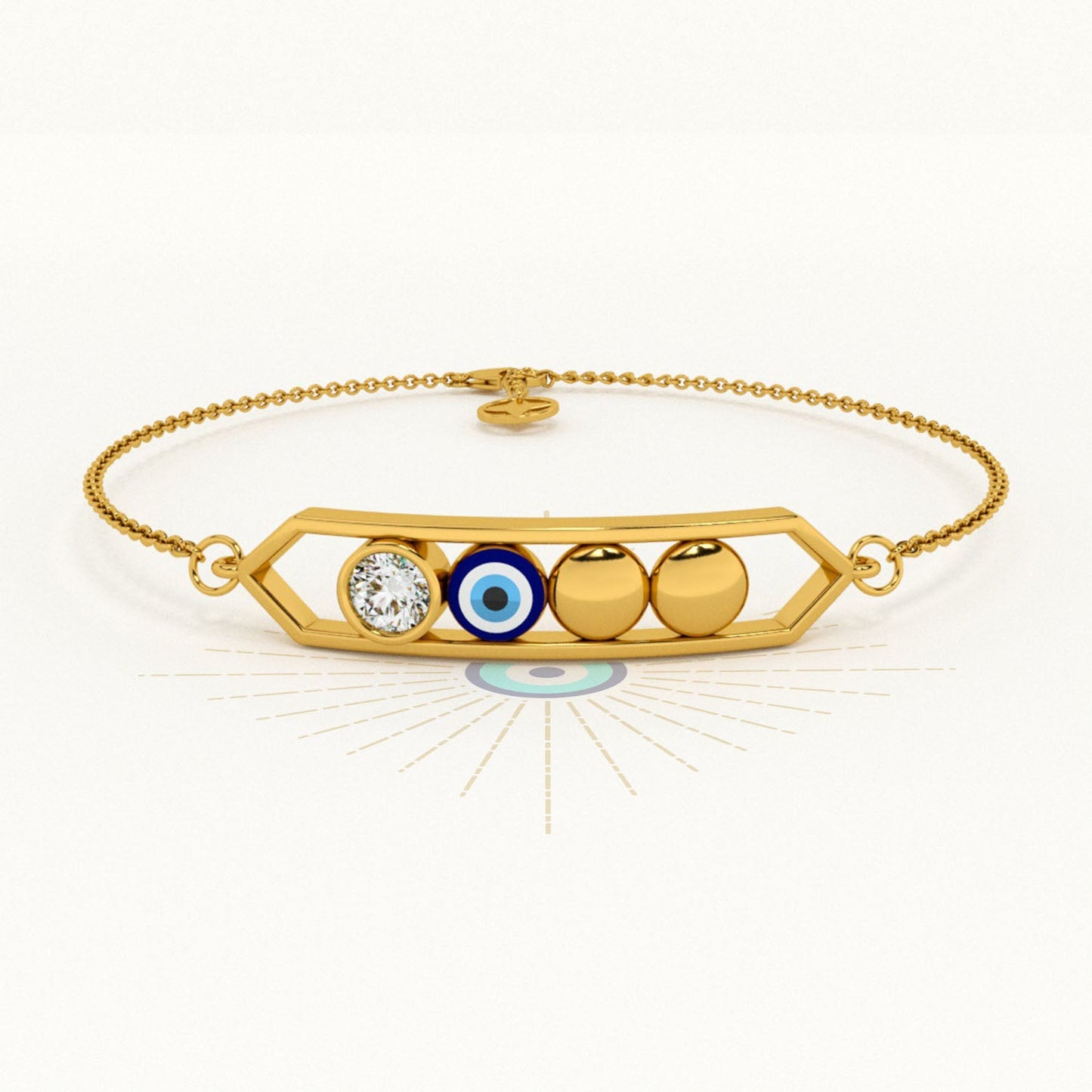 Evil Eye Harmony 925 Silver Bracelet
