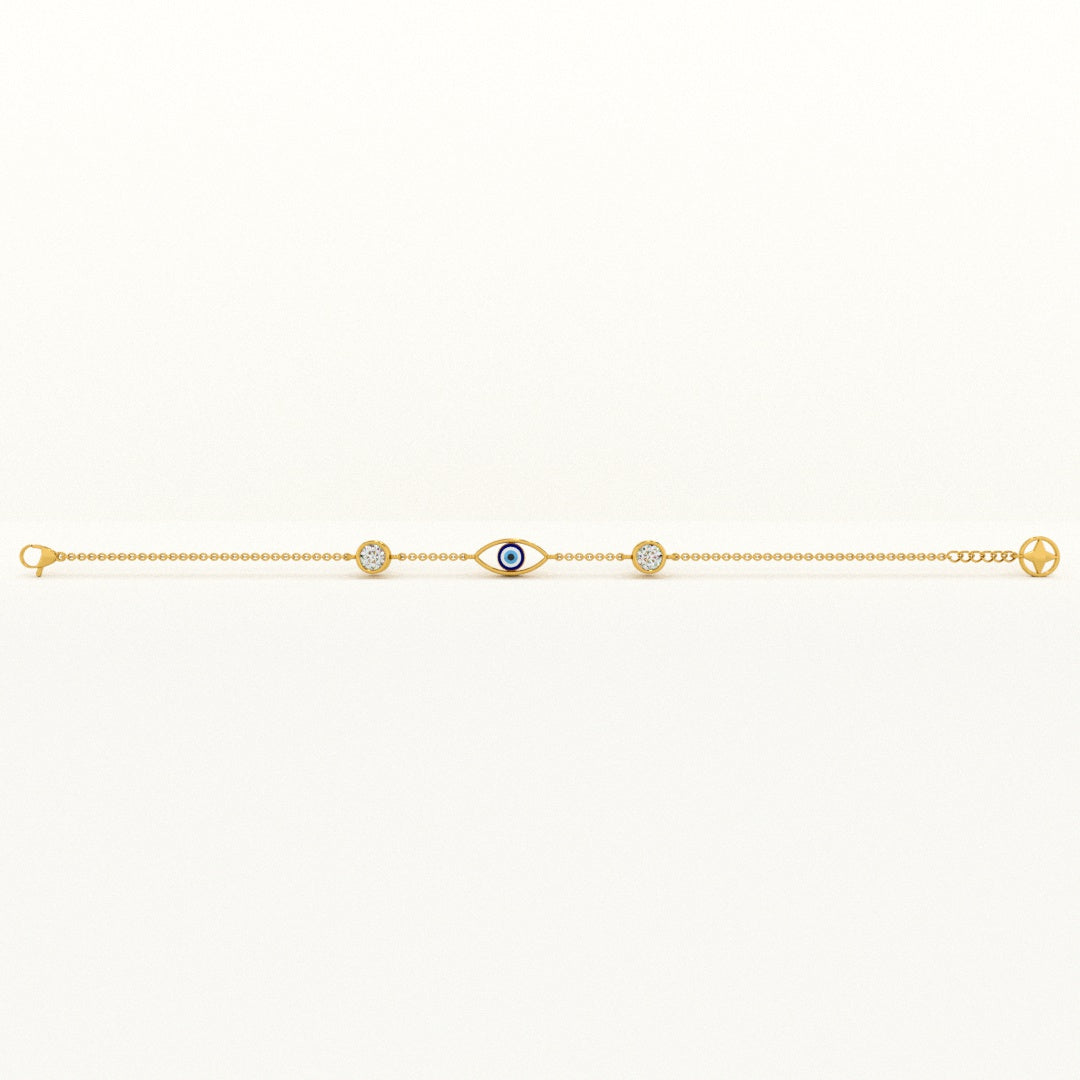 Evil Eye Zenith 925 Silver Bracelet