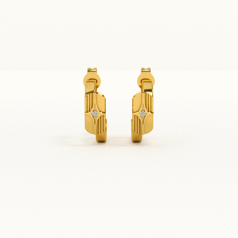 Tiny Echoes Signature Earrings