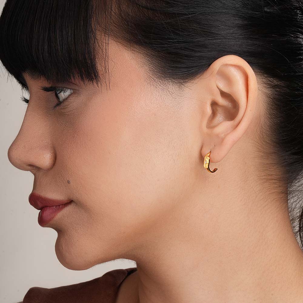 Tiny Echoes Signature Earrings