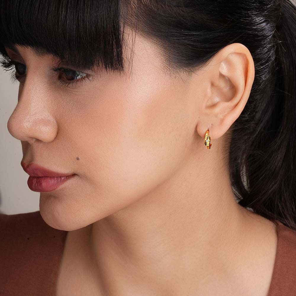 Tiny Echoes Signature Earrings