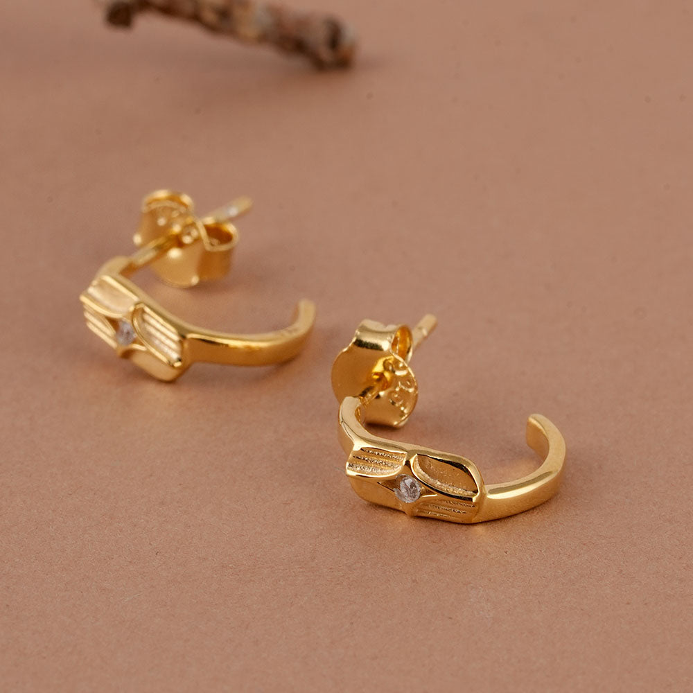 Tiny Echoes Signature Earrings
