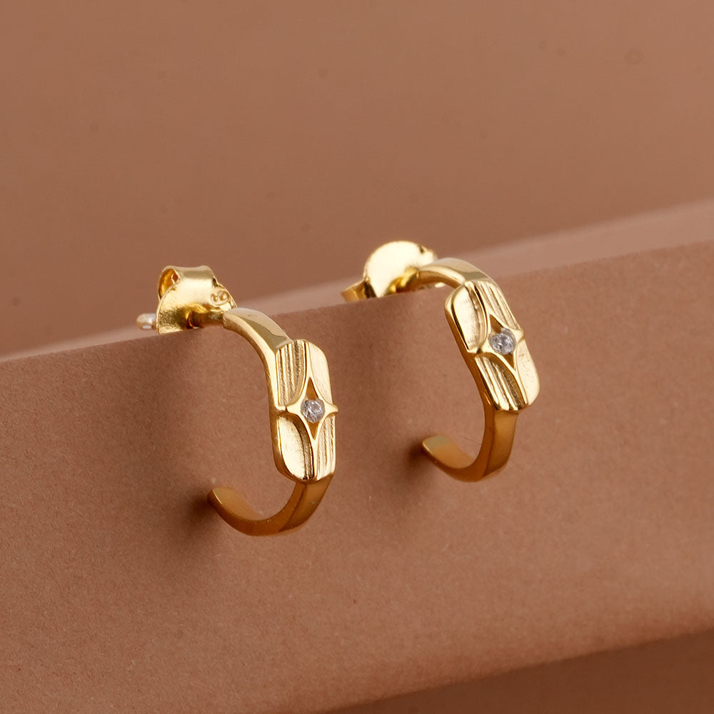Tiny Echoes Signature Earrings