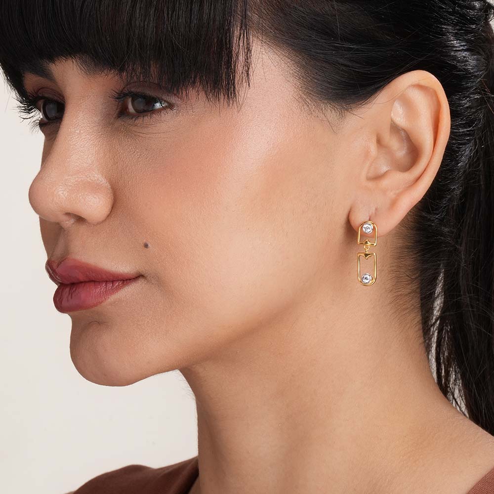 Haloed Signature Earrings