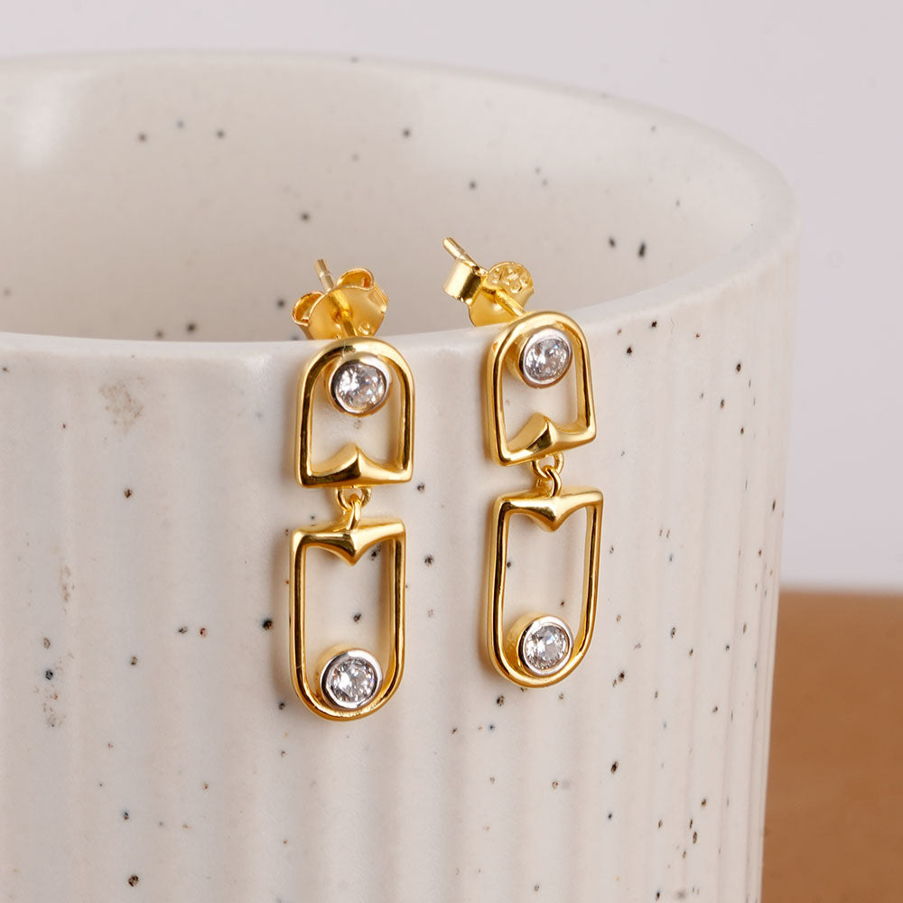 Haloed Signature Earrings