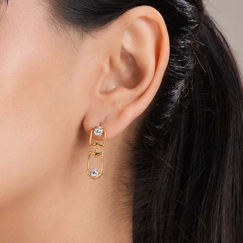Haloed Signature Earrings
