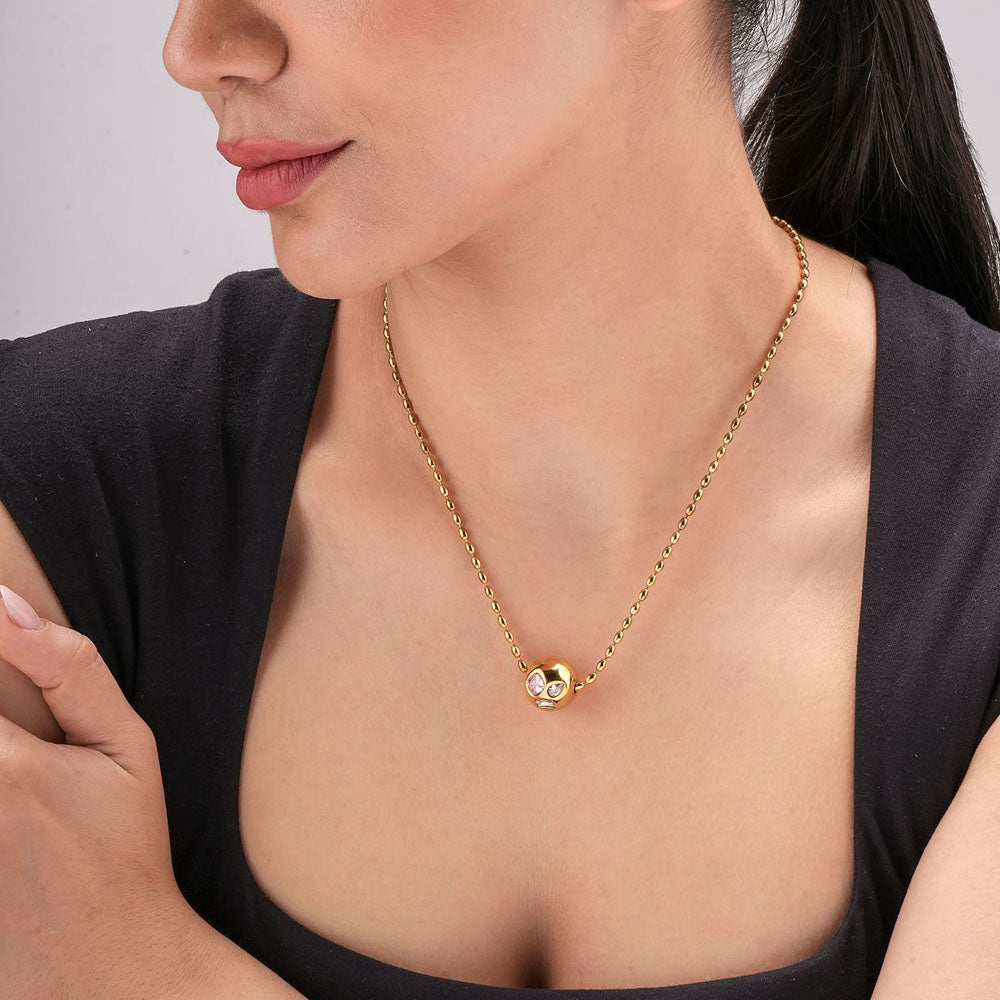 Pastel Radiance Pendant Necklace