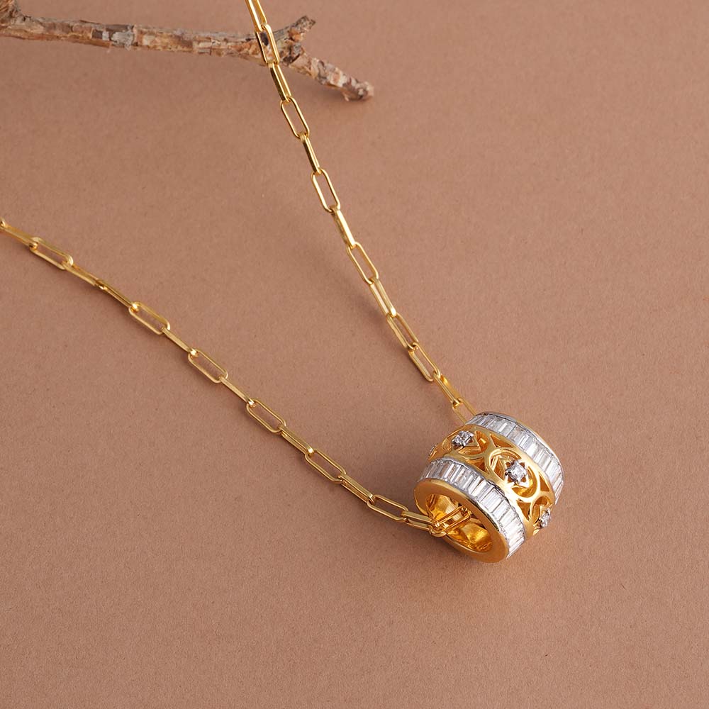 Regalia Circle 925 Signature Pendant Necklace
