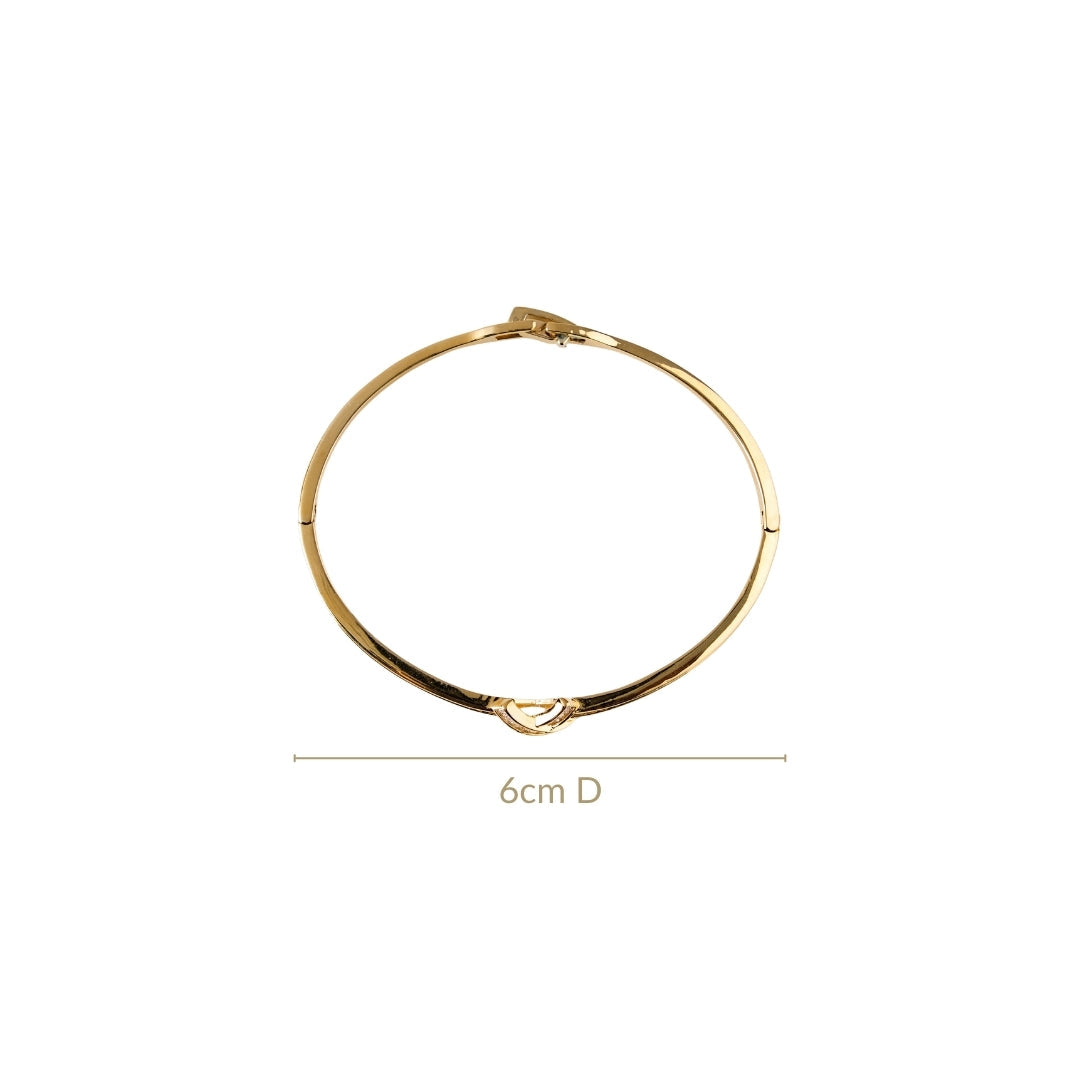 Sacred Sparkle Cross Bracelet Gold