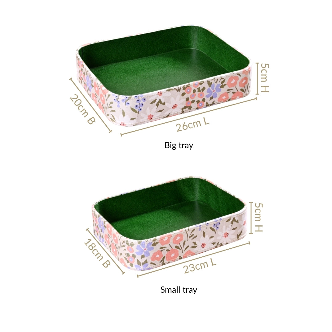 Set Of 2 Florina Desk Organiser Tray