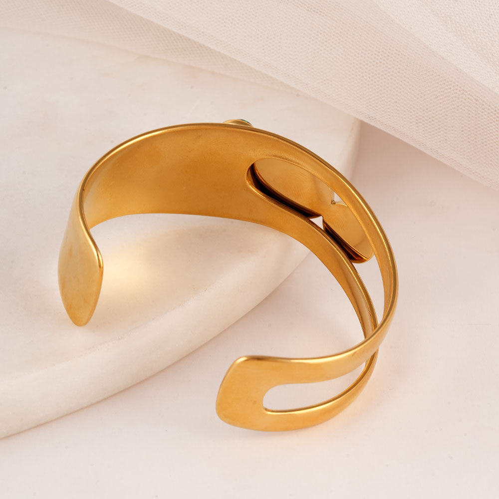 Luxe Stone Cuff Bracelet