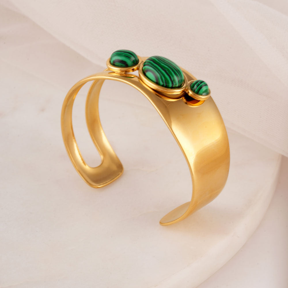 Luxe Stone Cuff Bracelet