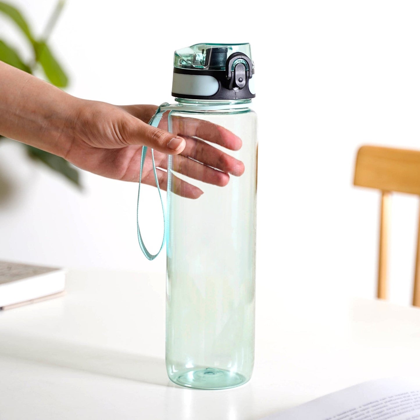Aqualite Leakproof Sipper Bottle For Office Gym Set Of 2 Mint Frost 1000ml
